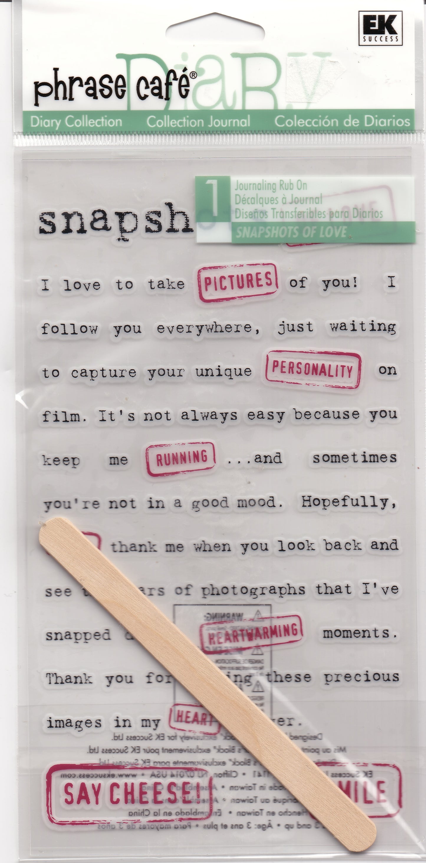 Phrase Cafe Snapshots of Love