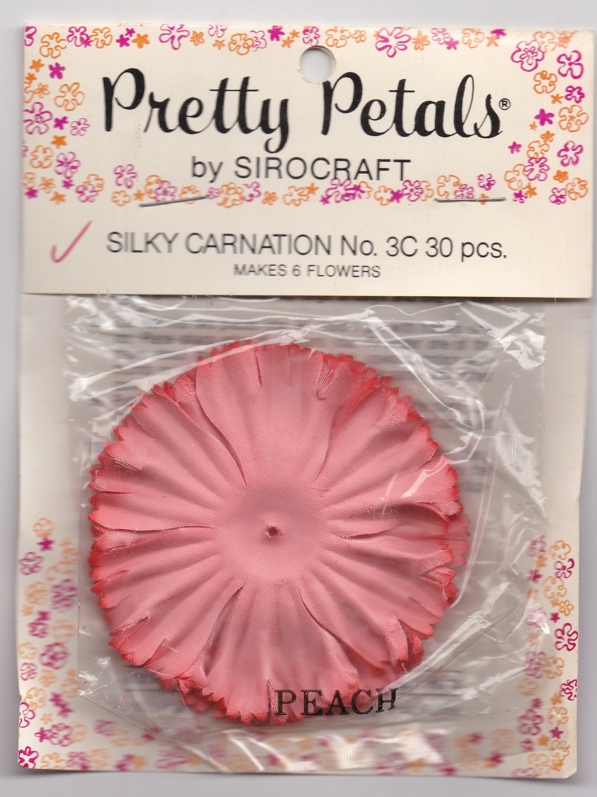 Pretty Petals Silky Carnations Peach