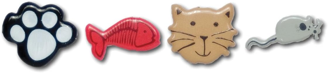 Queen & Co Cat Brads Assortment Set