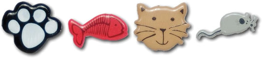 Queen & Co Cat Brads Assortment Set