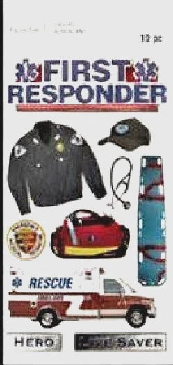 First Responders 3d Stickers