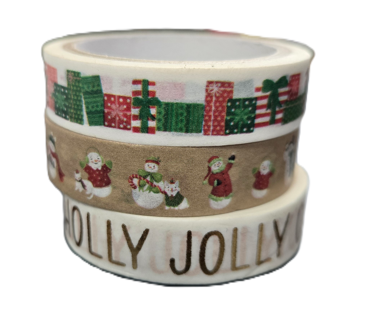Christmas Snowman Washi Tape - 3 Spools