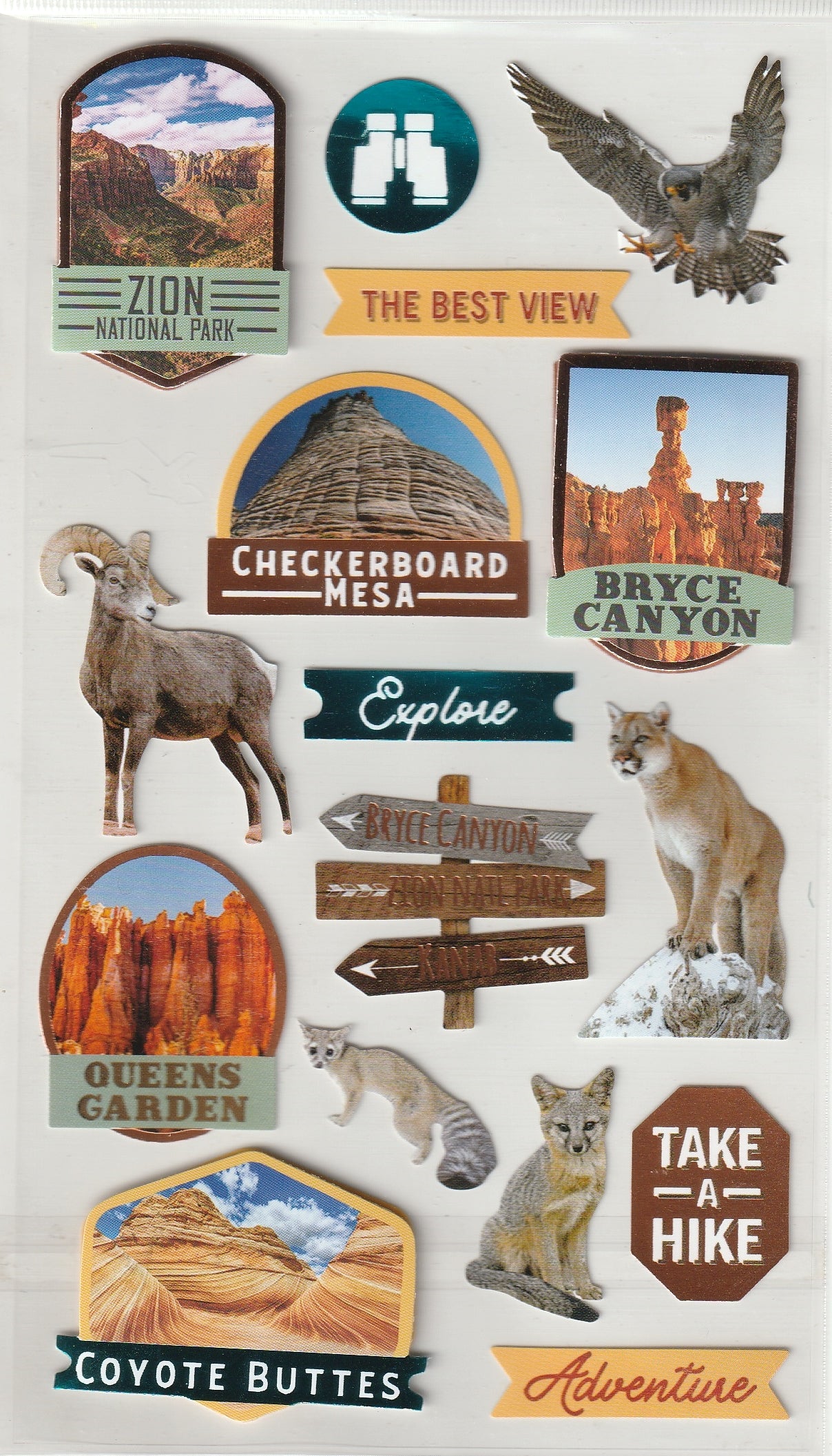 National Parks 3d Stickers - 17Pcs – Country Croppers