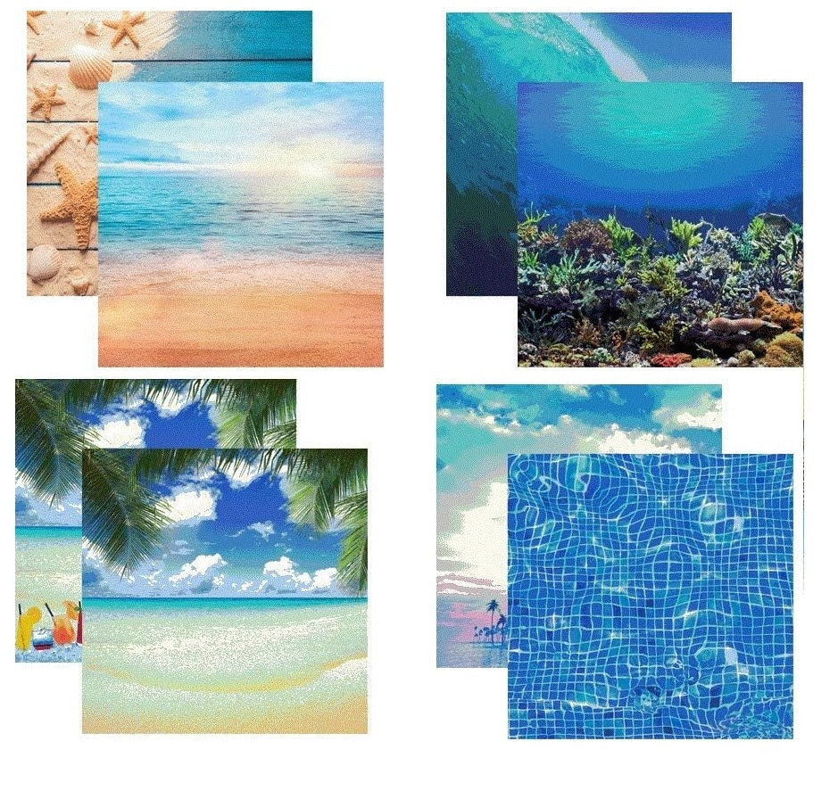 Reminisce all Inclusive Vacation Scrapbook Paper Assortment Set