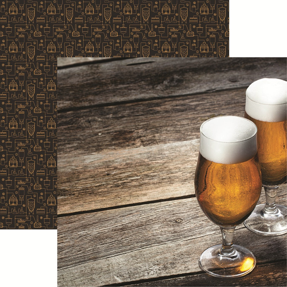 Beer Me - Beer Thirty Scrapbook Paper by Reminisce