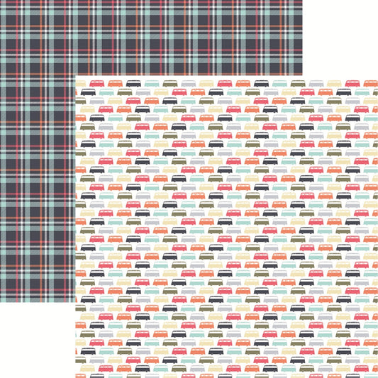 Reminisce Camp Crew Scrapbook Paper