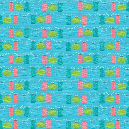 Reminisce Luau Scrapbook Paper