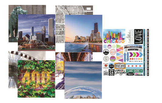 Reminisce Chicago Papers and Stickers Set