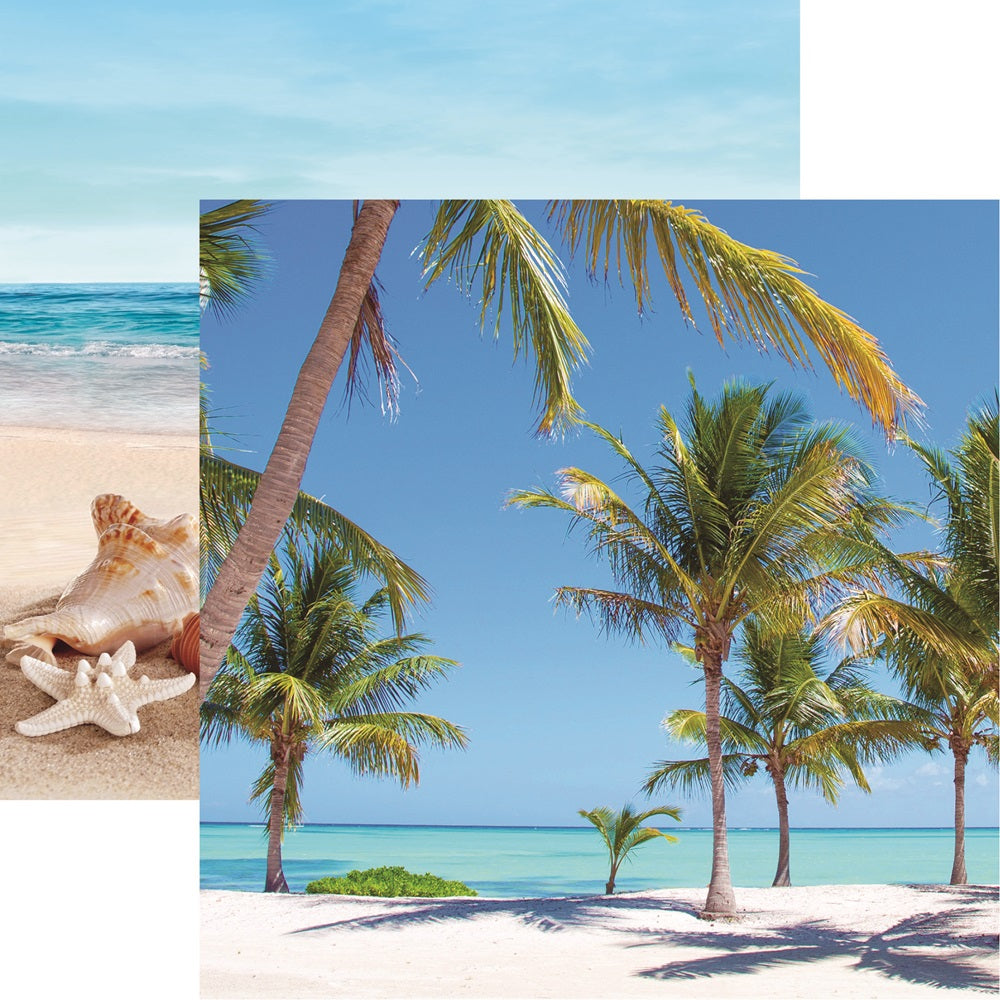 Palm Beach Coastal Serenade Scrapbook Paper