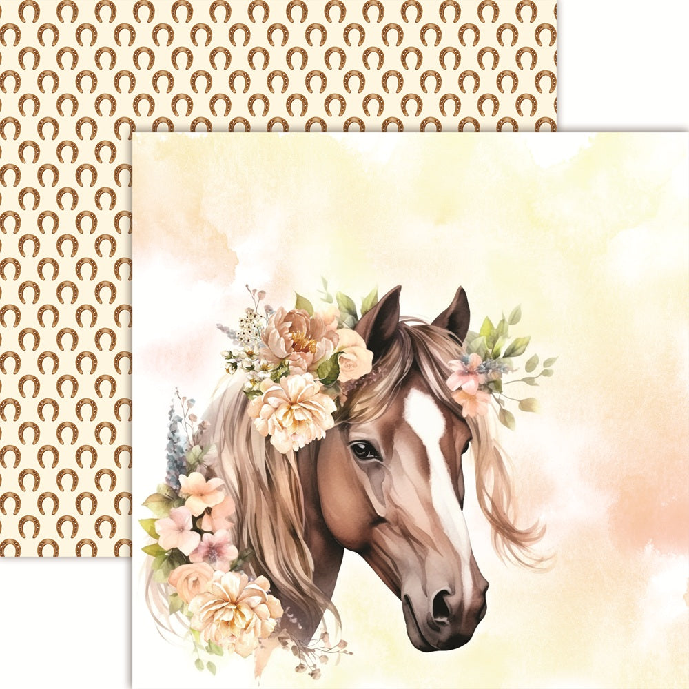 Reminisce Western Beauty Desert Rose Scrapbook Paper