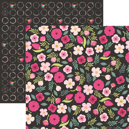 Easter Flowers - Easter Bloom Scrapbook Paper by Reminisce