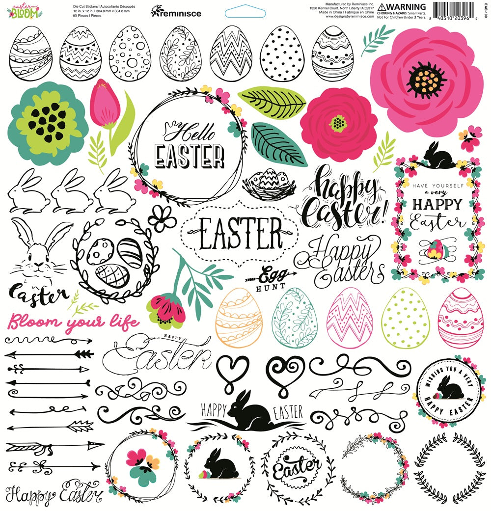Reminisce Easter Bloom Stickers