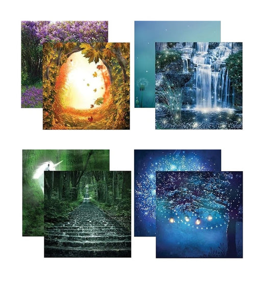 Fairy Forest 2 - 12X12 Scrapbook Papers Set by Reminisce - 4 Sheets