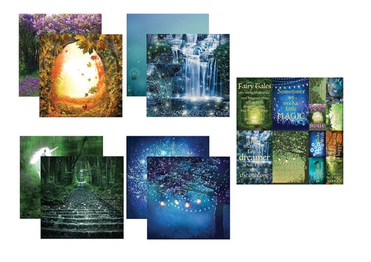 Fairy Forest 2 - 12X12 Scrapbook Papers & Stickers Set by Reminisce