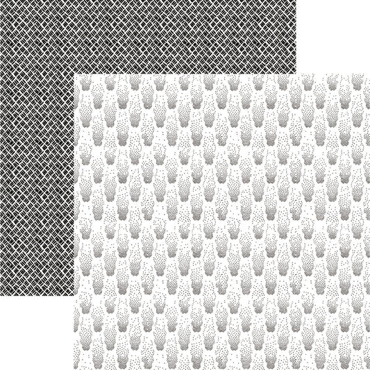 Reminisce Hand Drawn Dots Scrapbook paper