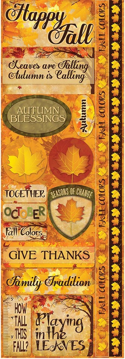Reminisce Harvest Scrapbook Stickers