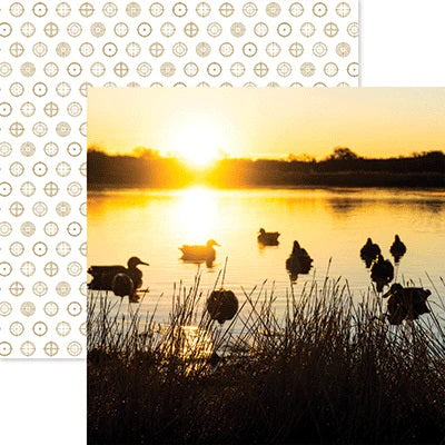 Reminisce Hunting Life - Duck Hunting Scrapbook paper