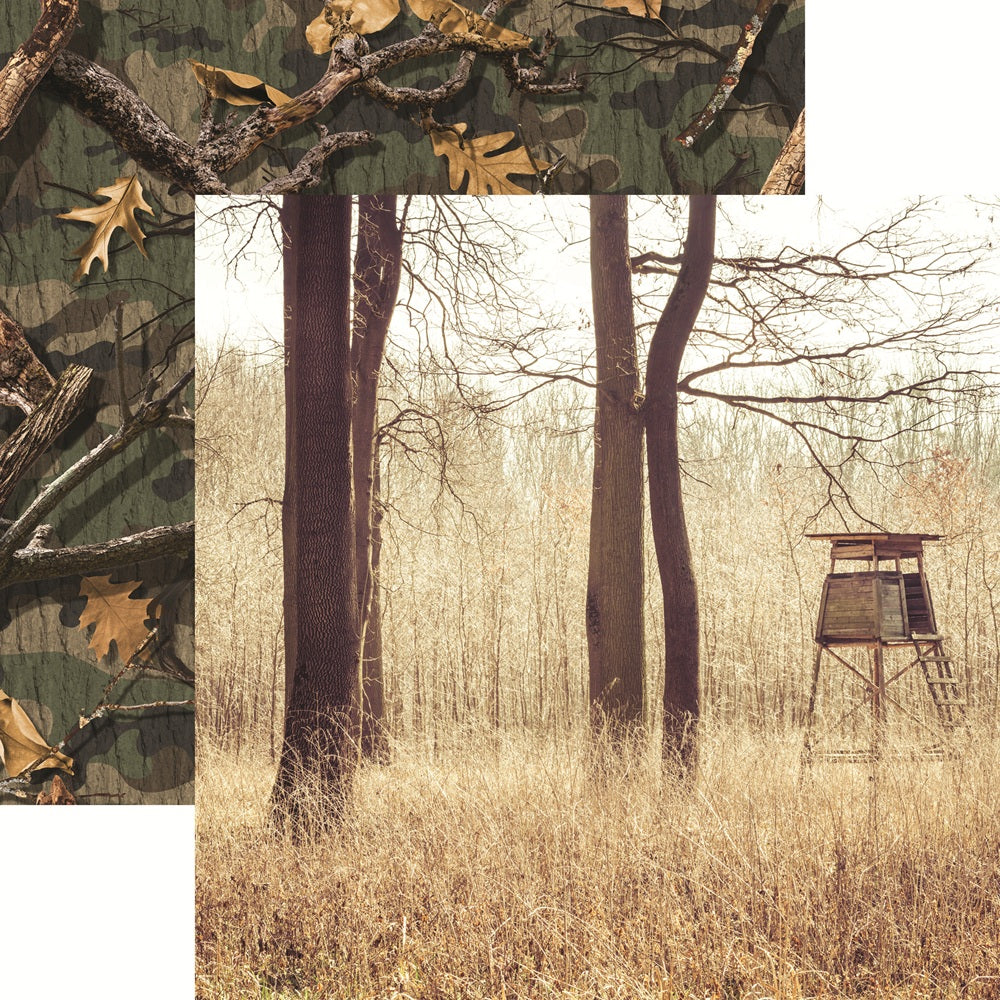 Reminisce Hunting Life Hunting Stand Scrapbook Paper