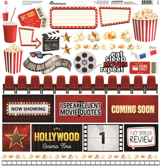Reminisce Its Showtime Movie Stickers