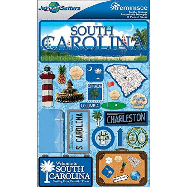 Reminisce Jet Setters 2.0 South Carolina Stickers