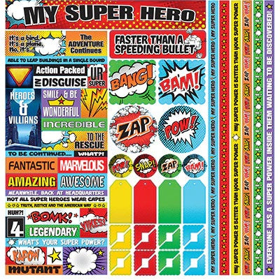 Hero Safe Sticker My Super Hero Stickers Set – Country Croppers