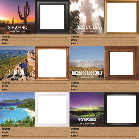 Reminisce National Park Travelogue Five Scrapbook paper