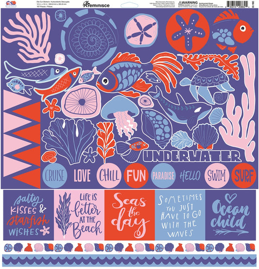 Reminisce Ocean Market Stickers