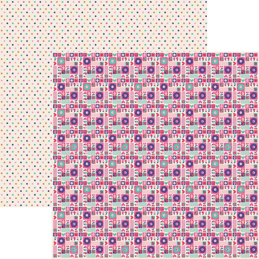 Reminisce Oh Happy Day - follow Your Dreams Scrapbook Paper