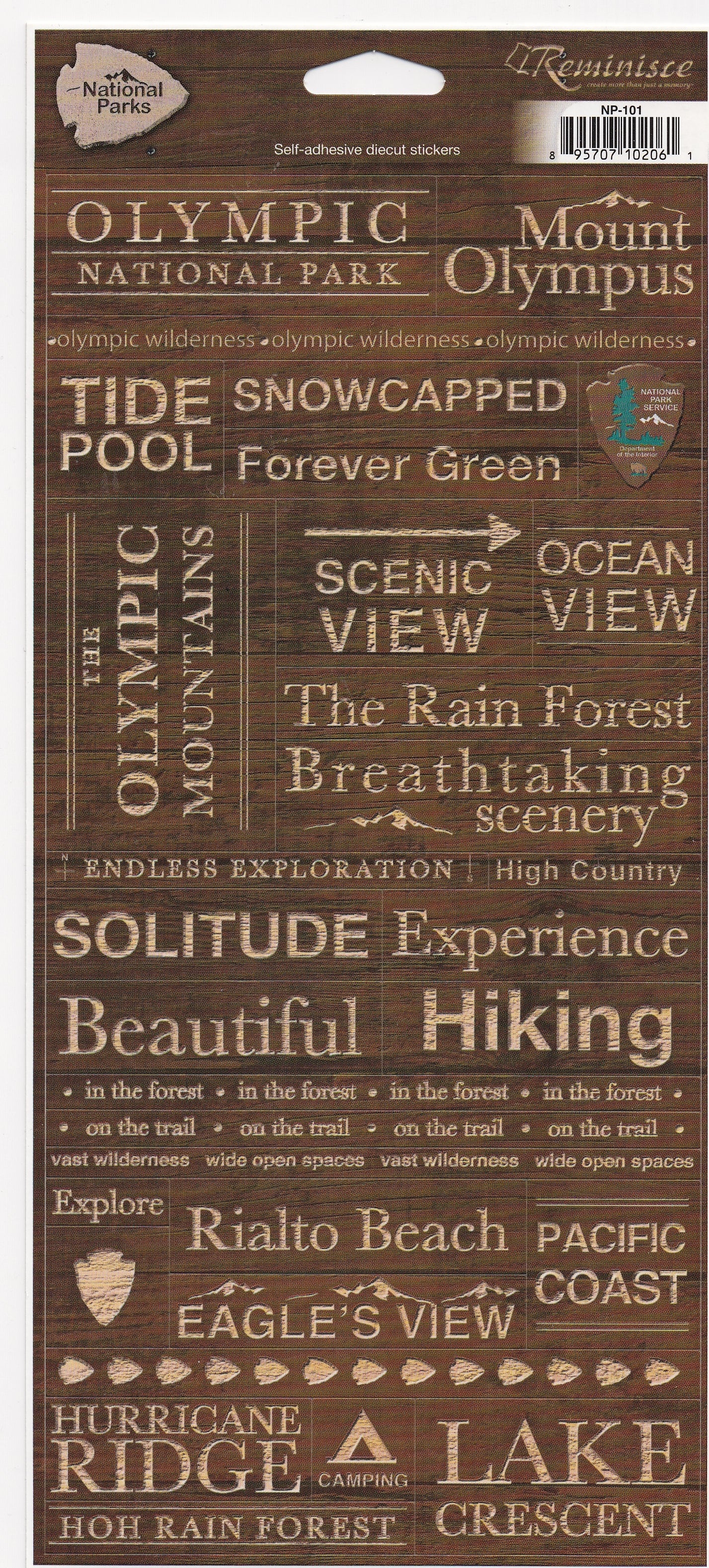 Reminisce Olympic National Park Stickers