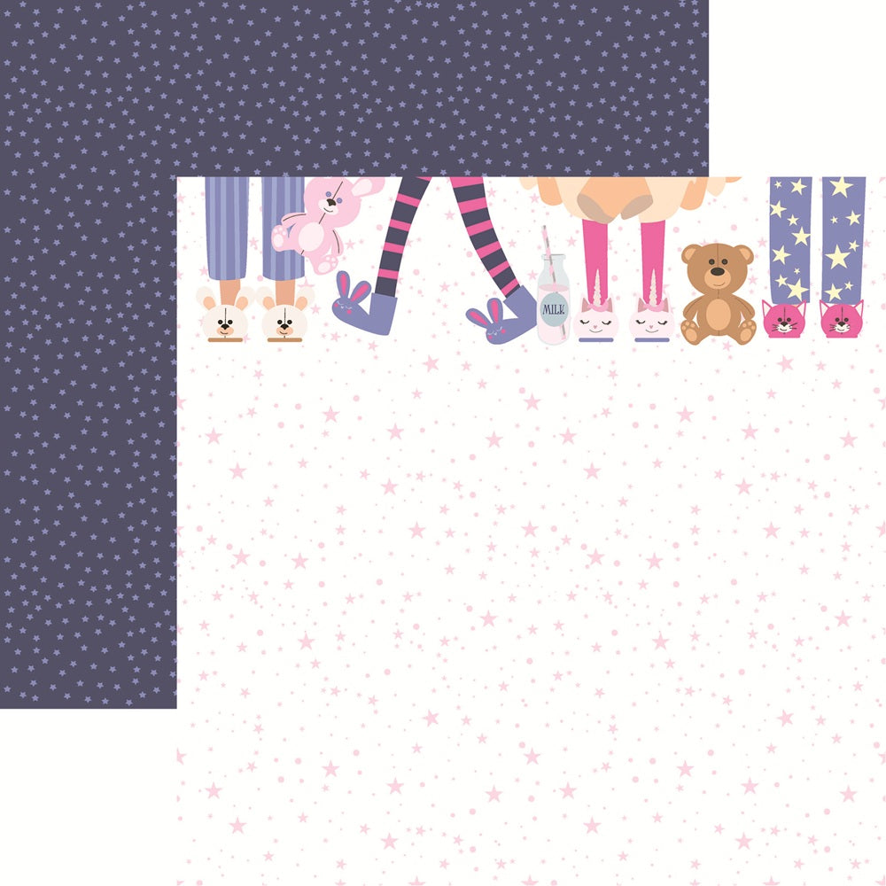 Reminisce Pajama Party Scrapbook Paper