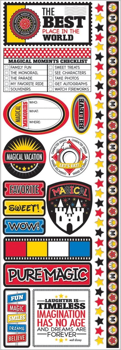 Real Magic Stickers Combo Sheet