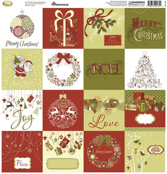 Retro Christmas Stickers by Reminisce