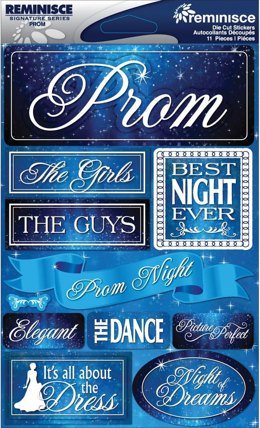 Reminisce Signature Series Prom 3d Stickers