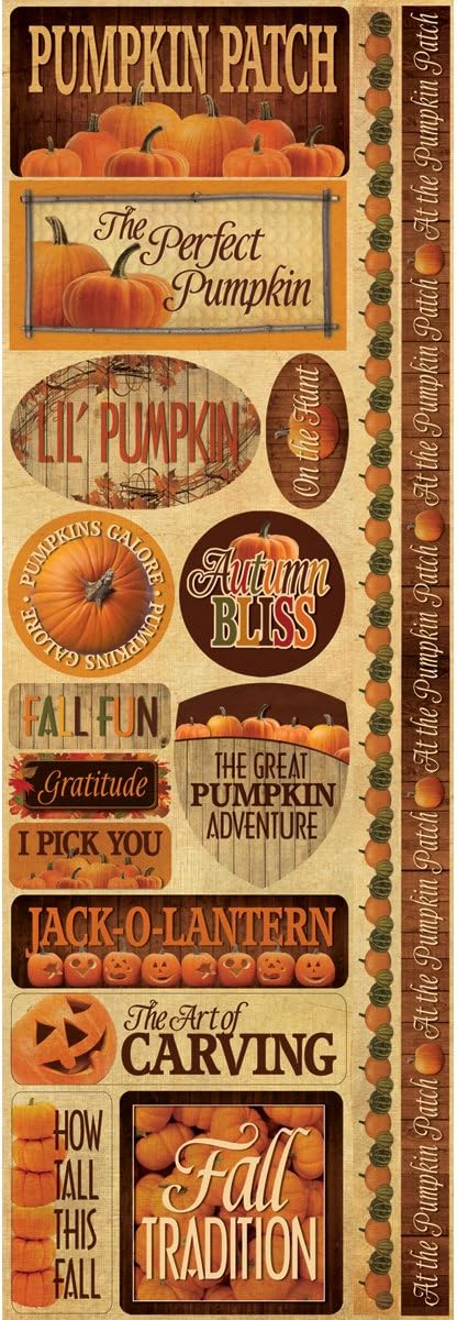 Reminisce Pumpkin Patch Stickers