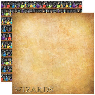 Wizard Scrapbook Paper by Reminisce