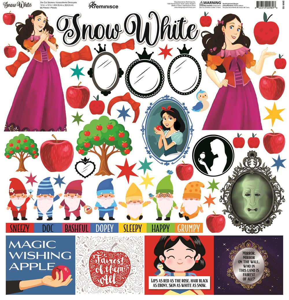 Reminisce Snow White Stickers