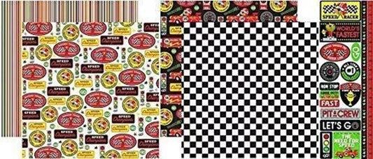 Reminisce Speed Champions Papers and Stickers Set