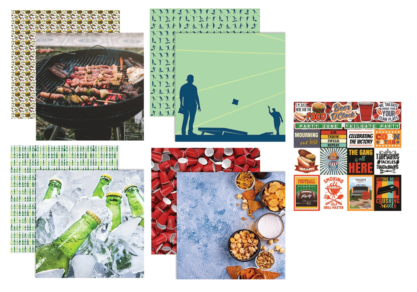 Reminisce Tailgate Party Scrapbook Kit