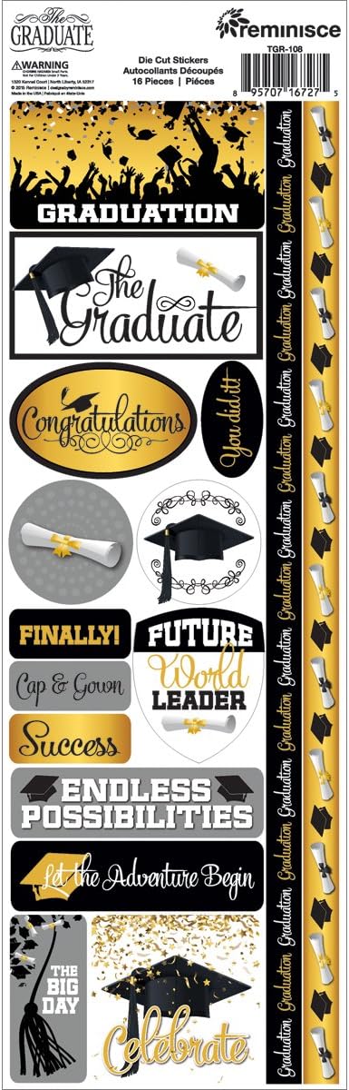 Reminisce the Graduate Stickers TGR-108