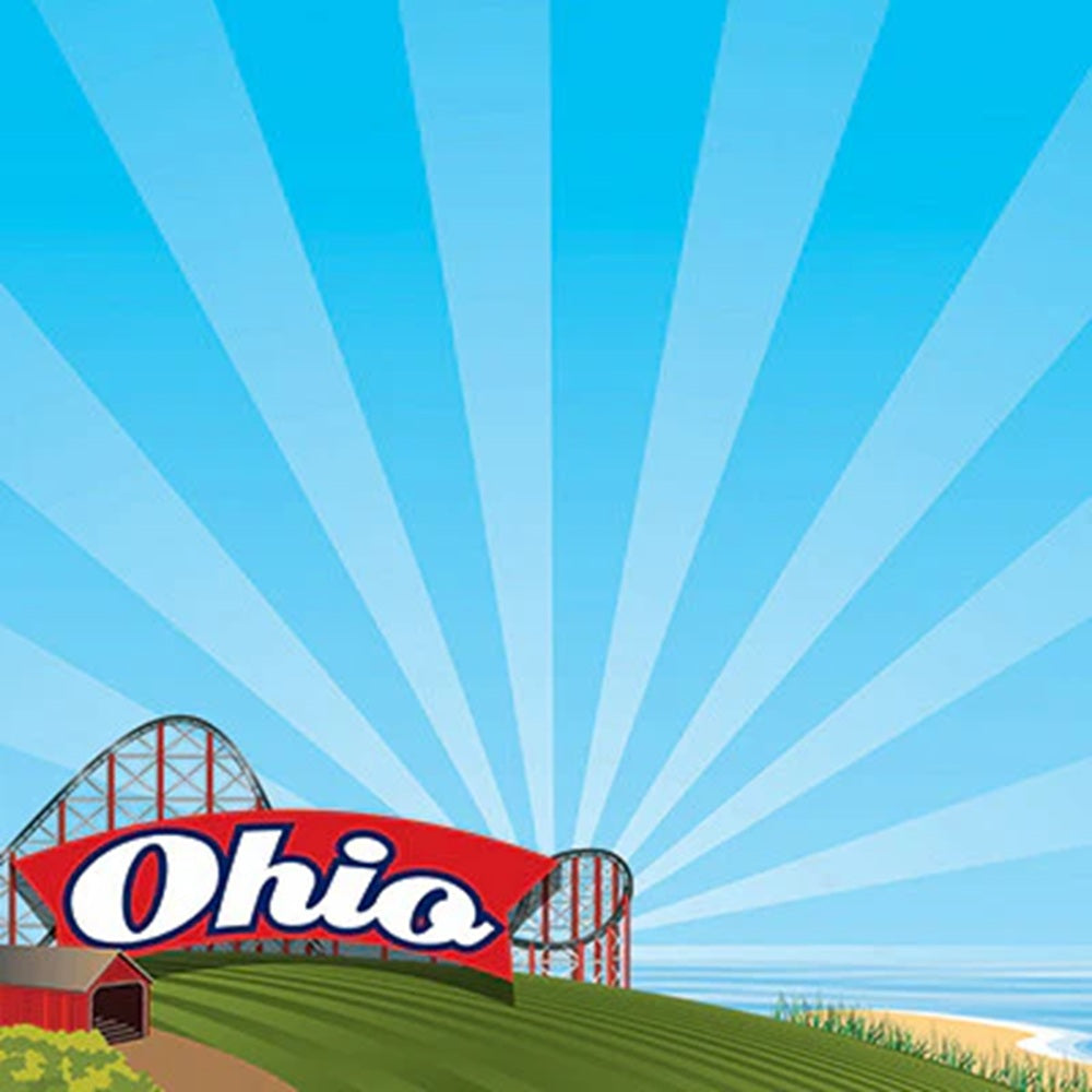 Reminisce The State Line Ohio Scrapbook Paper