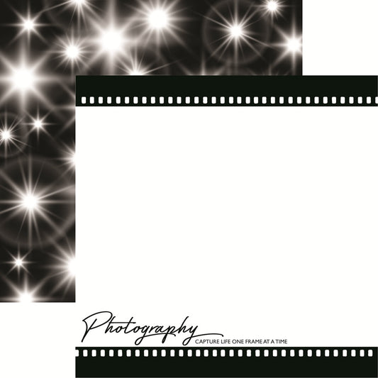 Reminisce Through the Lens Photo Shoot Scrapbook Paper