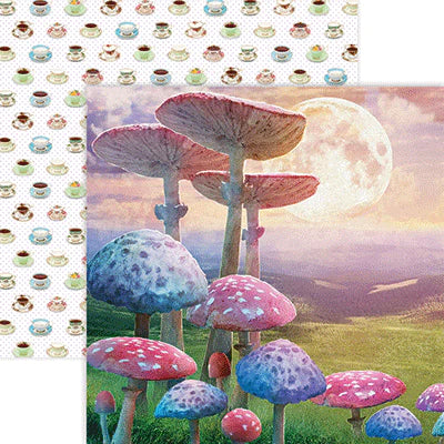 Welcome to Wonderland Dream Landscape Scrapbook Paper