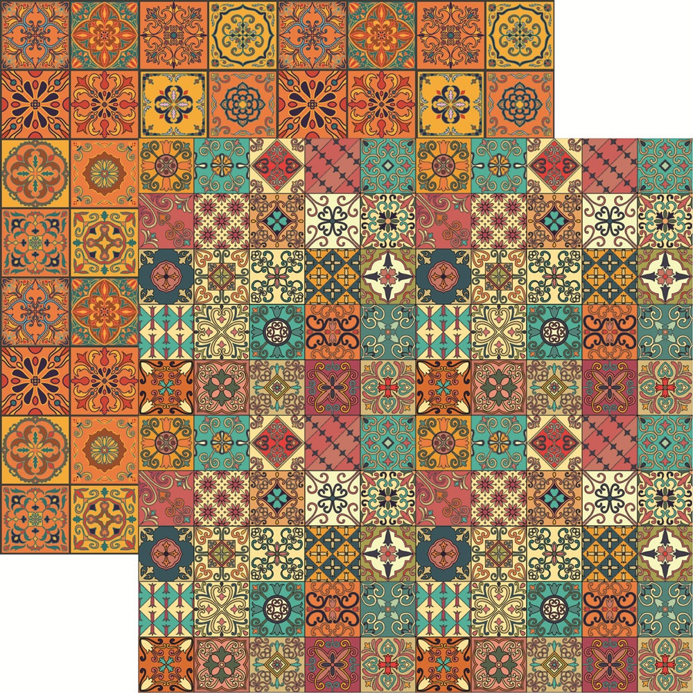 Reminisce World Market Six Scrapbook Paper