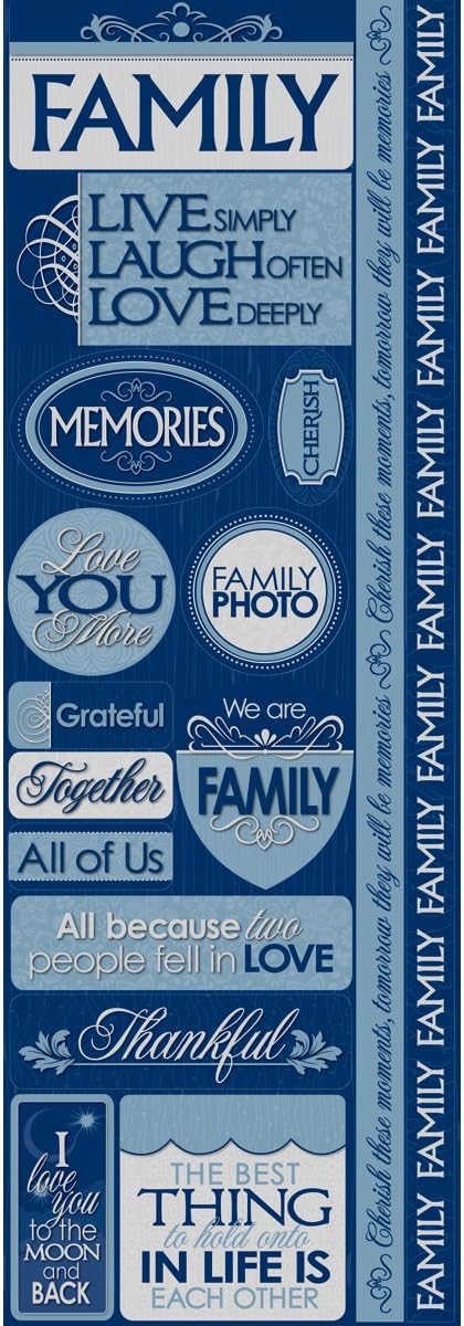 Our Family Stickers Reminisce Signature Series