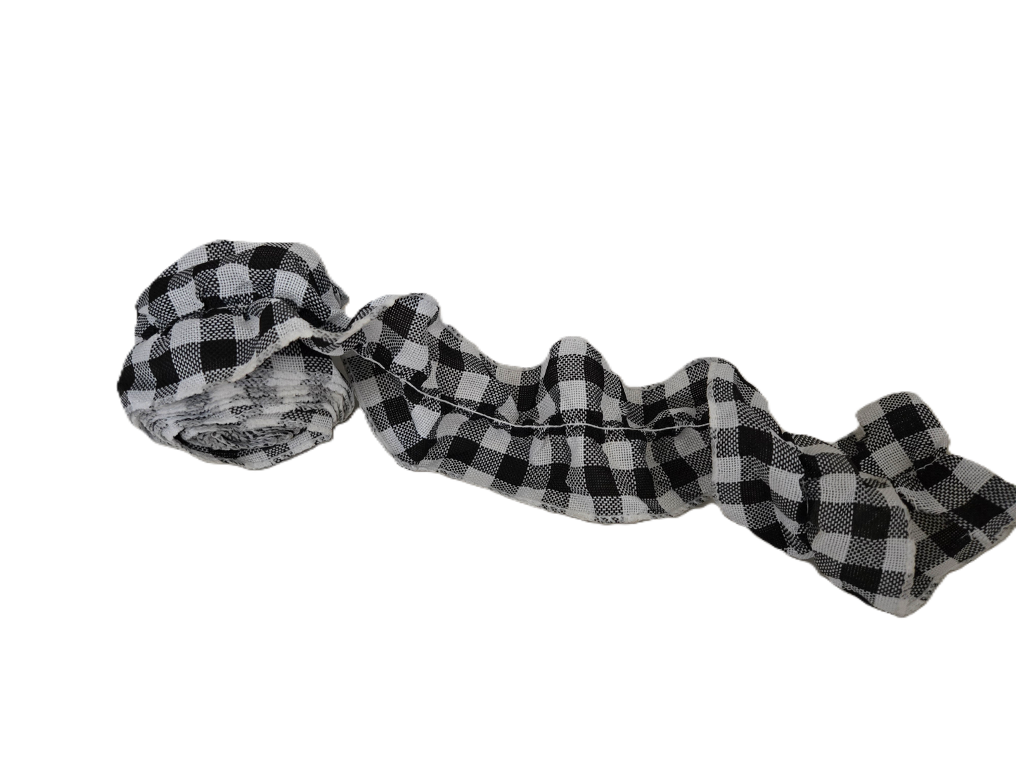 Buffalo Plaid Gathered Ribbon