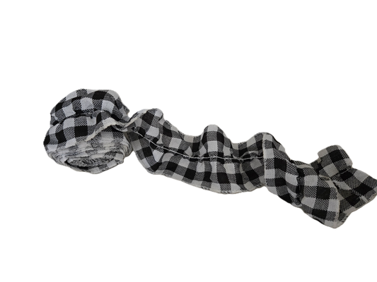 Buffalo Plaid Gathered Ribbon