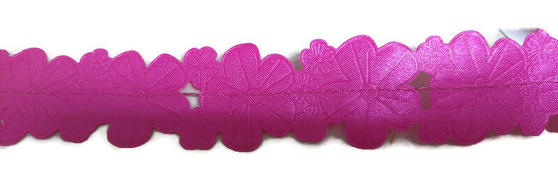 Magenta Pink Flower Shaped Ribbon – Country Croppers