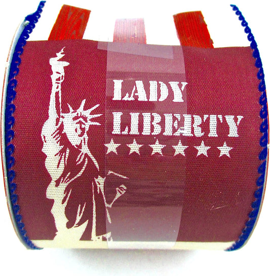 Patriotic Lady Liberty Ribbon