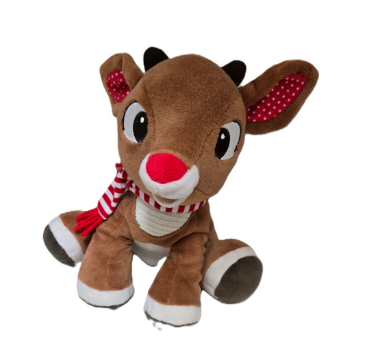 Rudolph the Red Nosed Reindeer Plush with Crinkle Ears