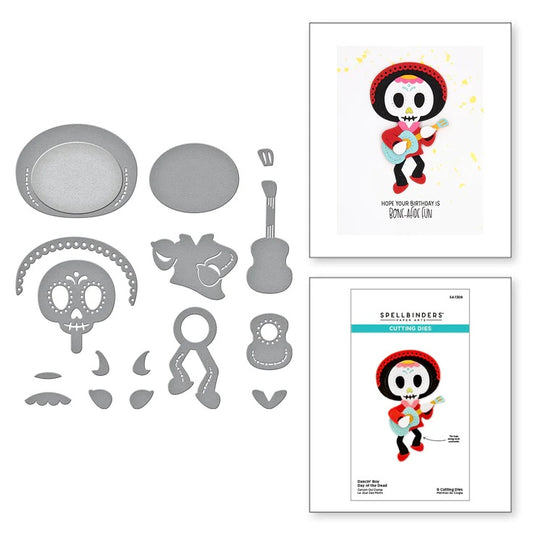 Spellbinders Dancin Day of the Dead Boy Dies Set